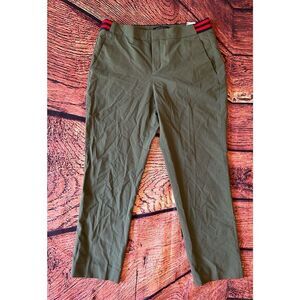 Banana Republic Women's Green‎ and Red Trousers